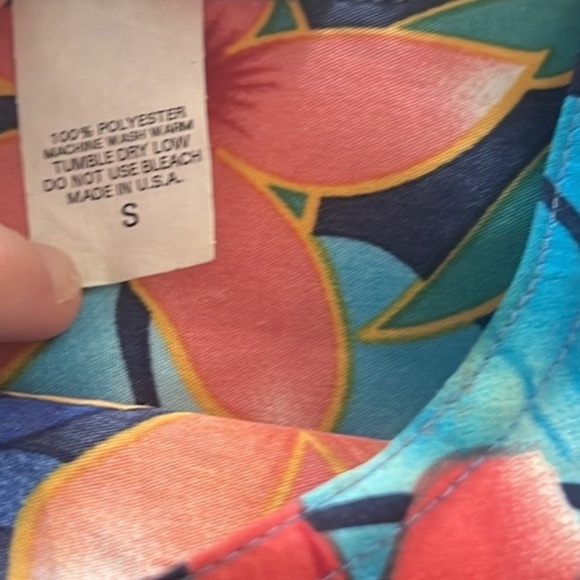 VTG Looking Good, Hawaii,USA,Attached Tie,Vibrant Excellent Condition Size Small - Picture 6 of 11